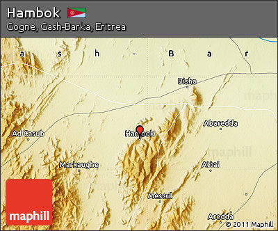 Physical Map of Hambok