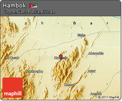 Physical Map of Hambok