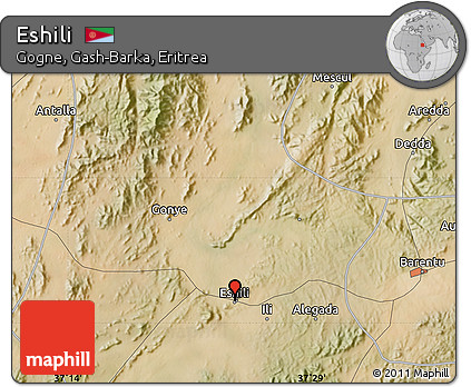 Satellite Map of Eshili