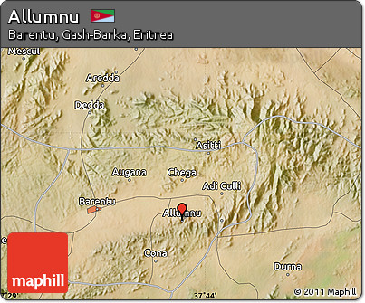 Satellite Map of Allumnu