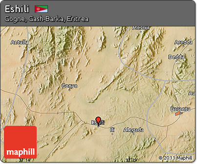 Satellite Map of Eshili