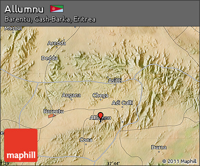 Satellite Map of Allumnu