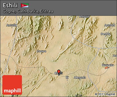 Satellite Map of Eshili