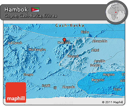 Political Panoramic Map of Hambok