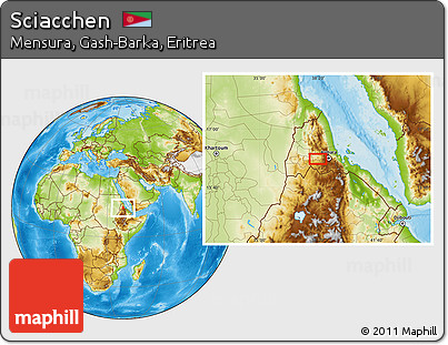 Physical Location Map of Sciacchen