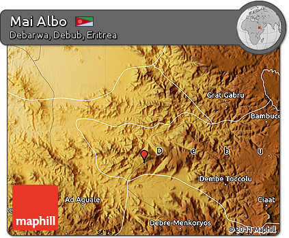Physical Map of Mai Albo