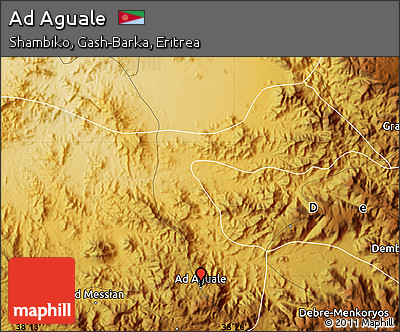 Physical Map of Ad Aguale