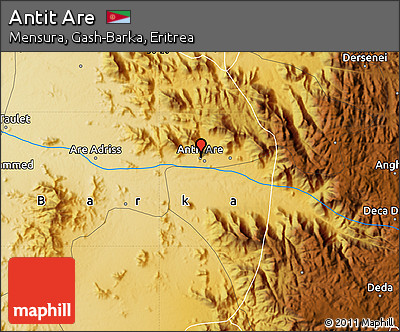 Physical Map of Antit Are