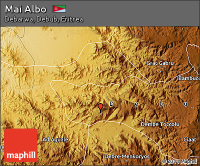 Physical Map of Mai Albo