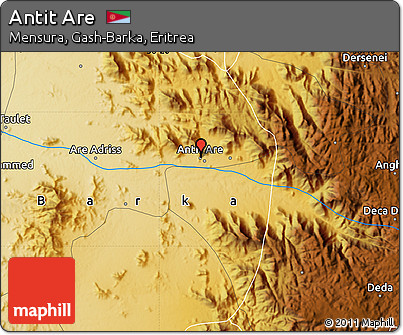 Physical Map of Antit Are