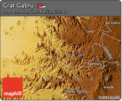 Physical Map of Grat Gabru
