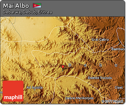 Physical Map of Mai Albo