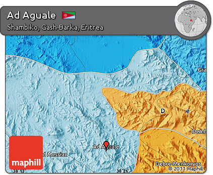 Political Map of Ad Aguale