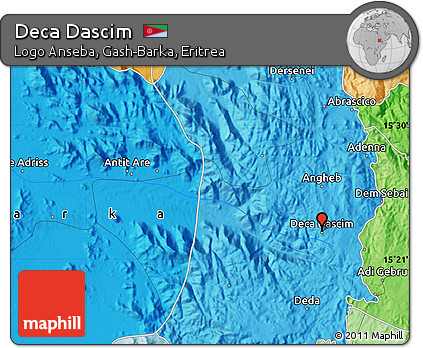 Political Map of Deca Dascim