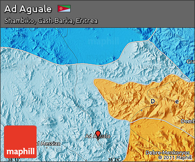 Political Map of Ad Aguale