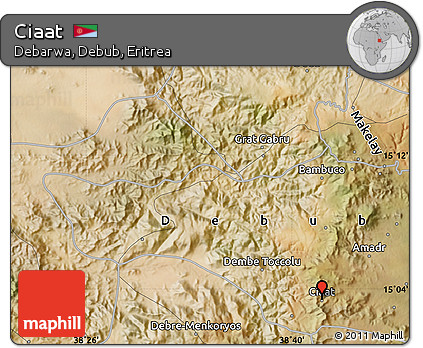 Satellite Map of Ciaat