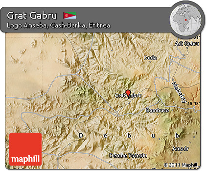 Satellite Map of Grat Gabru