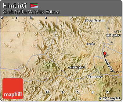 Satellite Map of Himbirtī