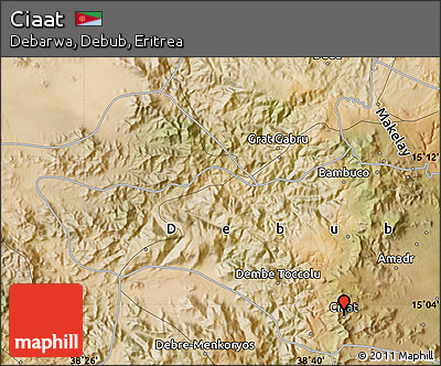 Satellite Map of Ciaat