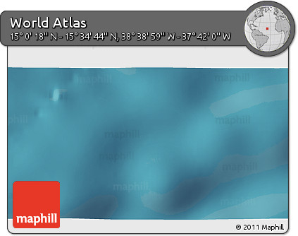 Satellite 3D Map of the Area around 15° 17' 31" N, 38° 10' 29" W