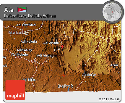 Physical 3D Map of Āla