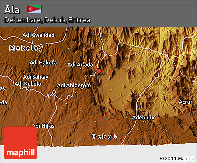 Physical 3D Map of Āla