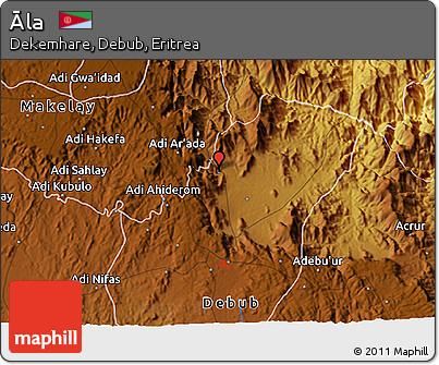 Physical 3D Map of Āla