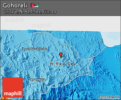 Political 3D Map of Gohoreli