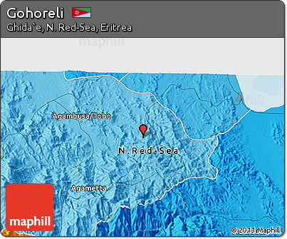 Political 3D Map of Gohoreli