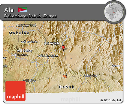 Satellite 3D Map of Āla