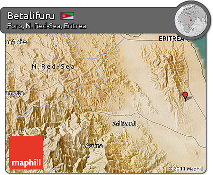 Satellite 3D Map of Betalifuru