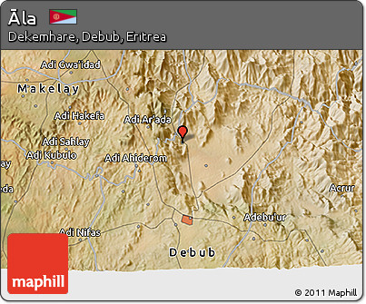 Satellite 3D Map of Āla