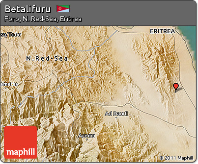 Satellite 3D Map of Betalifuru