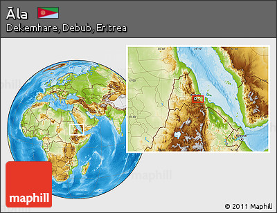 Physical Location Map of Āla