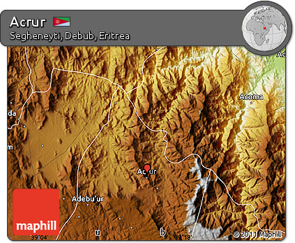 Physical Map of Acrur