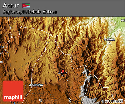 Physical Map of Acrur
