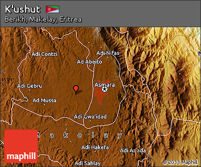 Physical Map of K'ushut