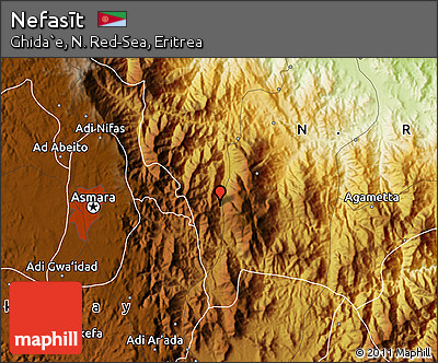 Physical Map of Nefasīt