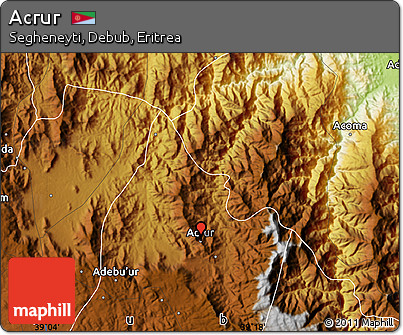 Physical Map of Acrur