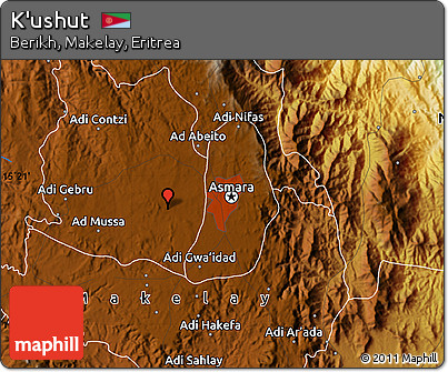 Physical Map of K'ushut