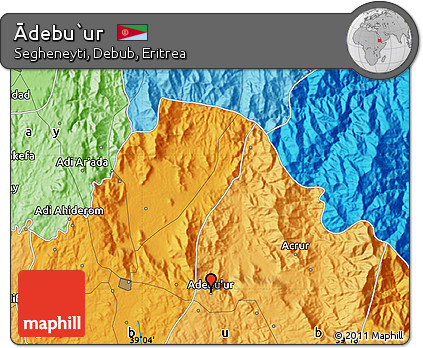 Political Map of Ādebu`ur