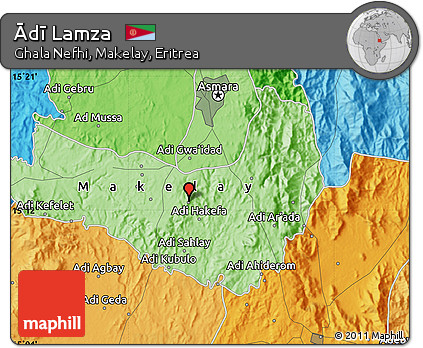 Political Map of Ādī Lamza