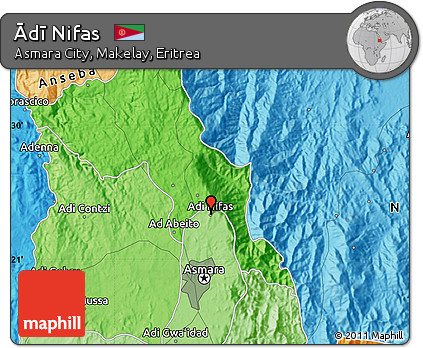 Political Map of Ādī Nifas