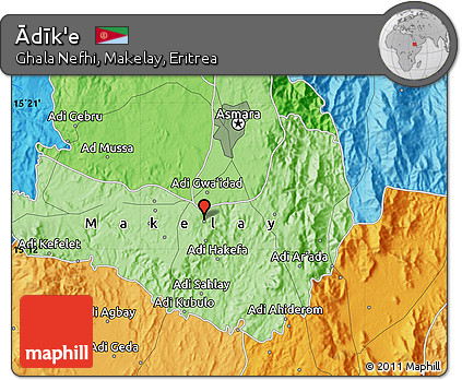 Political Map of Ādīk'e