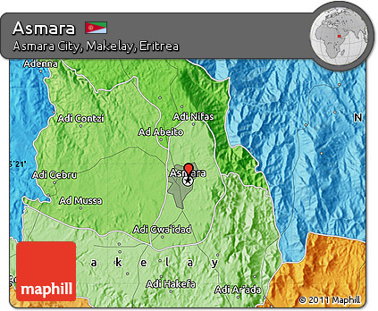 Political Map of Asmara