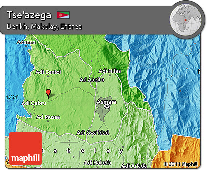 Political Map of Tse'azega