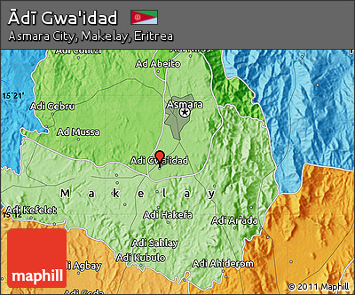 Political Map of Ādī Gwa'idad