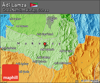 Political Map of Ādī Lamza