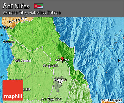 Political Map of Ādī Nifas