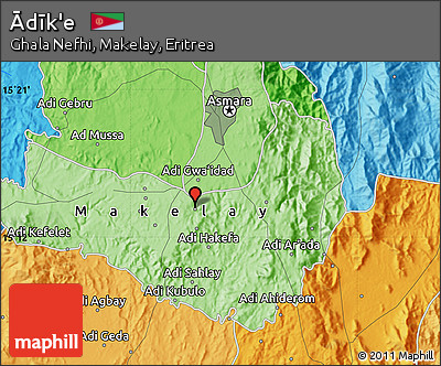 Political Map of Ādīk'e